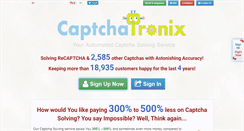Desktop Screenshot of captchatronix.com