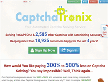 Tablet Screenshot of captchatronix.com